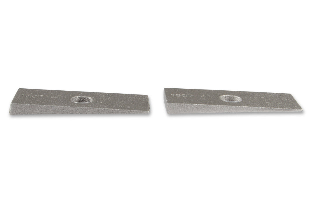 4 DEGREE WEDGE SHIM, NARROW - Lakewood Axle Shims - Traction Bar Wedge Kits - 4 degree - Aluminum