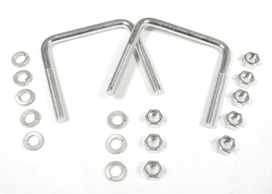 U-BOLT KIT FOR 20470/75 - Lakewood Replacement U-Bolt Kit- 3/8" Diameter - 3-1/2" Center to Center