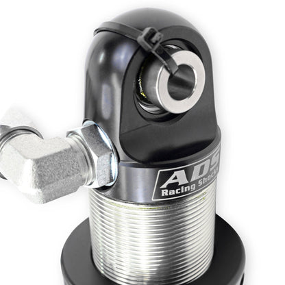 2.125"x10" CO RemRes 90Deg Hose Cadj - ADS Race 2.125" Adjustable Reservoir Coilover - 90 Degree
