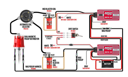 BLK MSD-6AL, Digital Ignition w/rev Cont - MSD Digital 6AL Ignition Control - Black