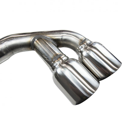 Ligne d'échappement complète 3" (7,6 cm) avec embouts en acier inoxydable. Corvette 1997-2004. Ne se connecte PAS à l'échappement d'origine.