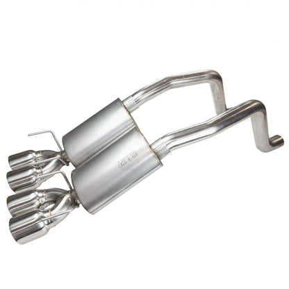 Échappement arrière OEM 2-1/2" avec embouts en acier inoxydable. Corvette 2005-2008. Se raccorde à l'échappement d'origine.