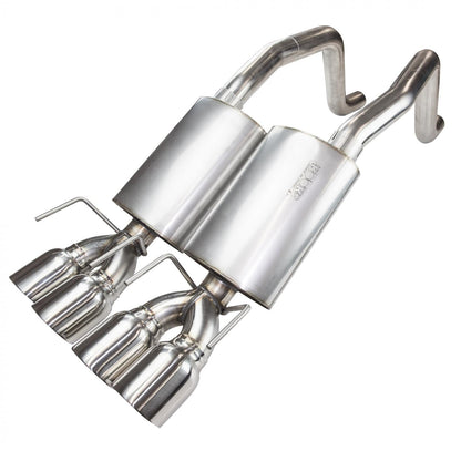 Échappement arrière OEM 2-1/2" avec embouts en acier inoxydable. Corvette 2005-2008. Se raccorde à l'échappement d'origine.