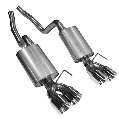 Échappement arrière OEM 2-1/2" avec embouts en acier inoxydable. Corvette 2005-2008. Se raccorde à l'échappement d'origine.