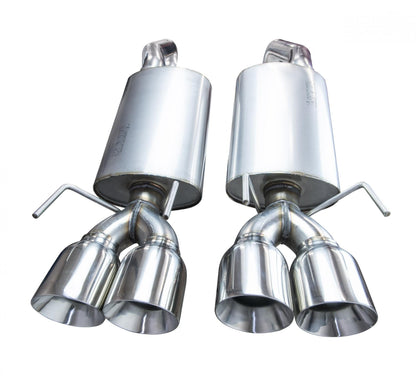 Échappement arrière OEM 2-1/2" avec embouts en acier inoxydable. Corvette 2005-2008. Se raccorde à l'échappement d'origine.