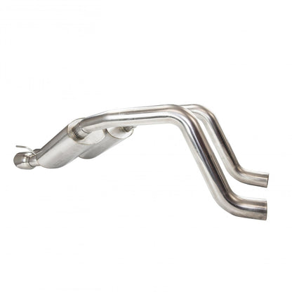 Échappement arrière OEM 2-1/2" avec embouts en acier inoxydable. Corvette 2009-2013. Se connecte à l'échappement d'origine.
