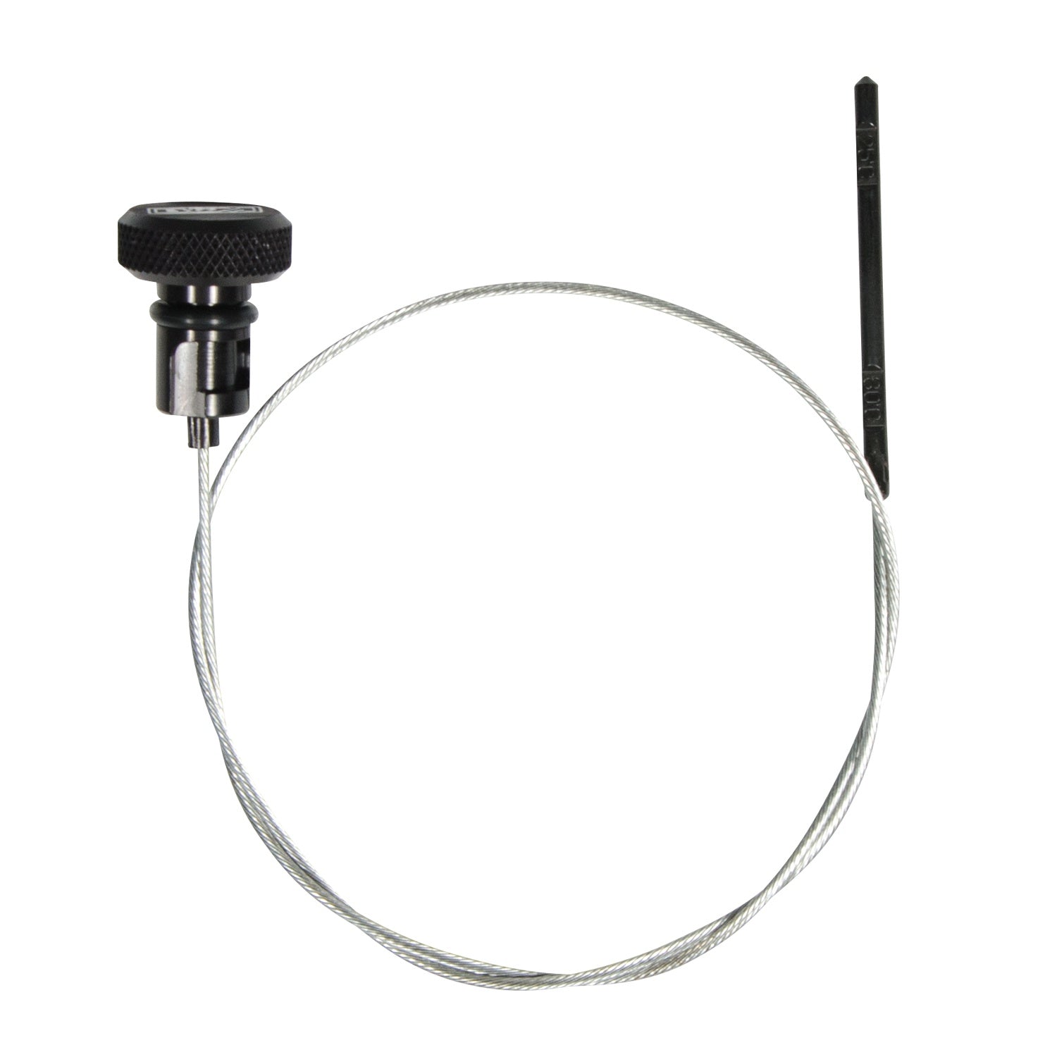 B&M Locking Automatic Transmission Dipstick - Billet Aluminum - Photo - out of package Right