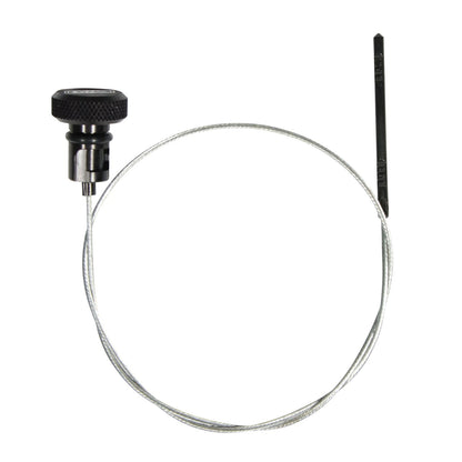 B&M Locking Automatic Transmission Dipstick - Billet Aluminum - Photo - out of package Right