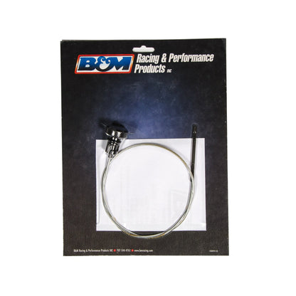 B&M Locking Automatic Transmission Dipstick - Billet Aluminum - Photo - out of package Left