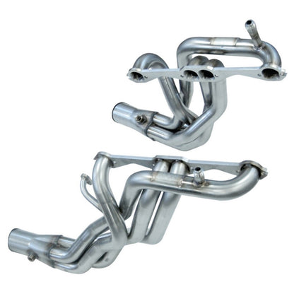 Collecteur d'échappement et kit de raccordement en acier inoxydable. - Collecteur d'échappement 1-3/4" et kit de raccordement catalysé. Camaro/Firebird 5.7L (1993-1997).