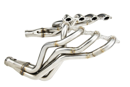Rustfrit stål manifold og forbindelsessæt. - Trinvis manifold og GRØNT forbindelsessæt. 2010-2015 Chevrolet Camaro SS/ZL1 6.2L