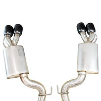 OEM x 3" Cat-Back Exhaust - 3" Cat-Back Exhaust w/Quad SS Tips. 2010-2015 Camaro SS/ZL1. Connects to OEM.