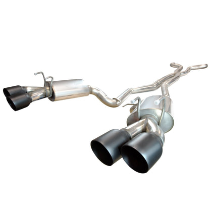 OEM x 3" Cat-Back udstødning - 3" Cat-Back udstødning med fire SS-dyser. 2010-2015 Camaro SS/ZL1. Forbindes til OEM.