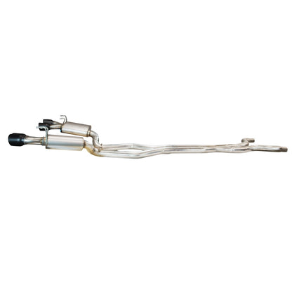 OEM x 3" Cat-Back udstødning - 3" Cat-Back udstødning med fire SS-dyser. 2010-2015 Camaro SS/ZL1. Forbindes til OEM.