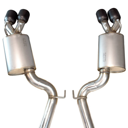 OEM x 3" Cat-Back udstødning - 3" Cat-Back udstødning med fire SS-dyser. 2010-2015 Camaro SS/ZL1. Forbindes til OEM.