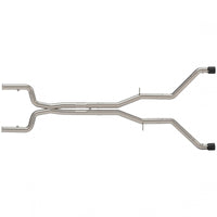 3" kun komp. udstødning med bagstykke - 3" kun konkurrenceudstødning med bagstykke, udstødning med sorte dyser.