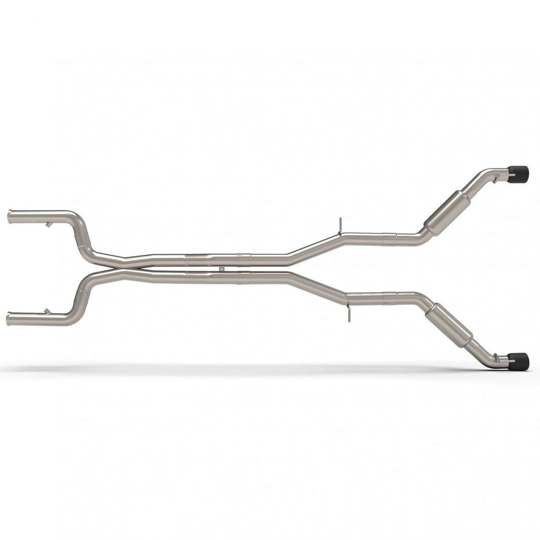 3" Comp. Only Header-Back St. Screamer - 3" Competition Only Header-Back Street Screamer Exhaust w/Black Tips.