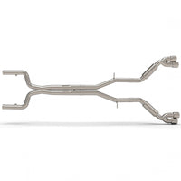 Échappement Street Screamer 3" Comp. Only Header-Back - Échappement Street Screamer 3" Comp. Only Header-Back avec quatre embouts polis.