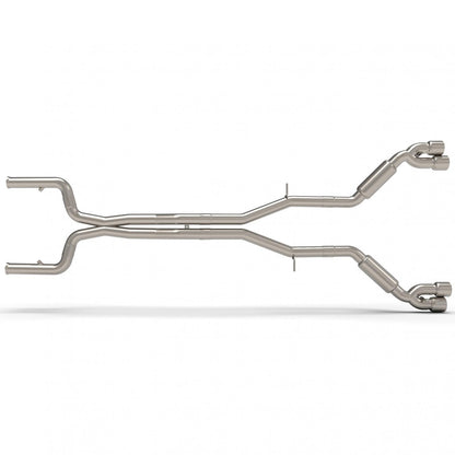 Échappement Street Screamer 3" Comp. Only Header-Back - Échappement Street Screamer 3" Comp. Only Header-Back avec quatre embouts polis.