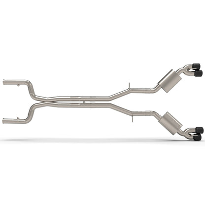 3" Competition Only Header-Back Exhaust - 3" SS Comp. Only Header-Back Exhaust w/Black Quad Tips. 2016-2024 Camaro SS/ZL1.