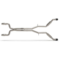 3" Cated Header-Back St. Screamer - 3" Cated Header-Back Street Screamer udstødning med sorte dyser.