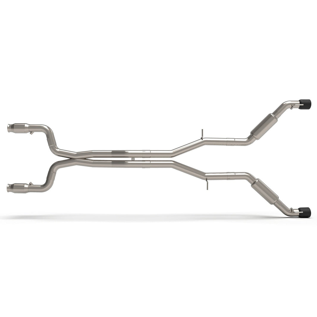 3" GREEN Catted Header-Back St. Screamer - 3" GREEN Catted Header-Back Street Screamer Exhaust w/Black Tips.