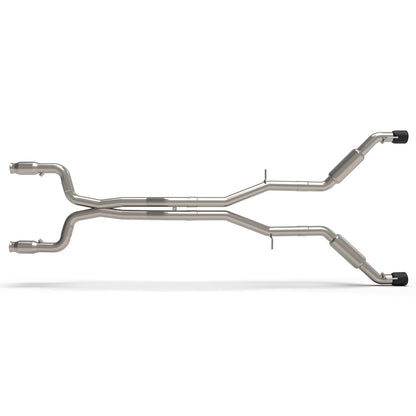 3" GREEN Catted Header-Back St. Screamer - 3" GREEN Catted Header-Back Street Screamer Exhaust w/Black Tips.