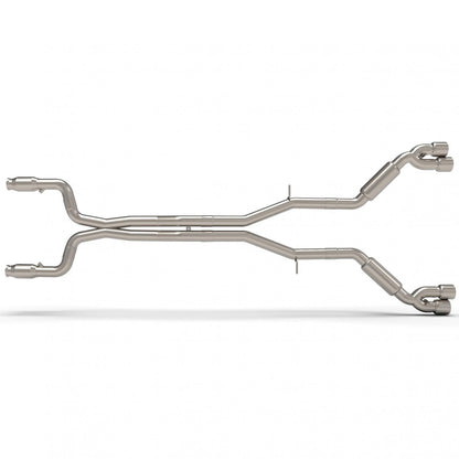 3" GREEN Catted Header-Back St. Screamer - 3" GREEN Catted Header-Back Street Screamer Exhaust w/Polished Quad Tips.
