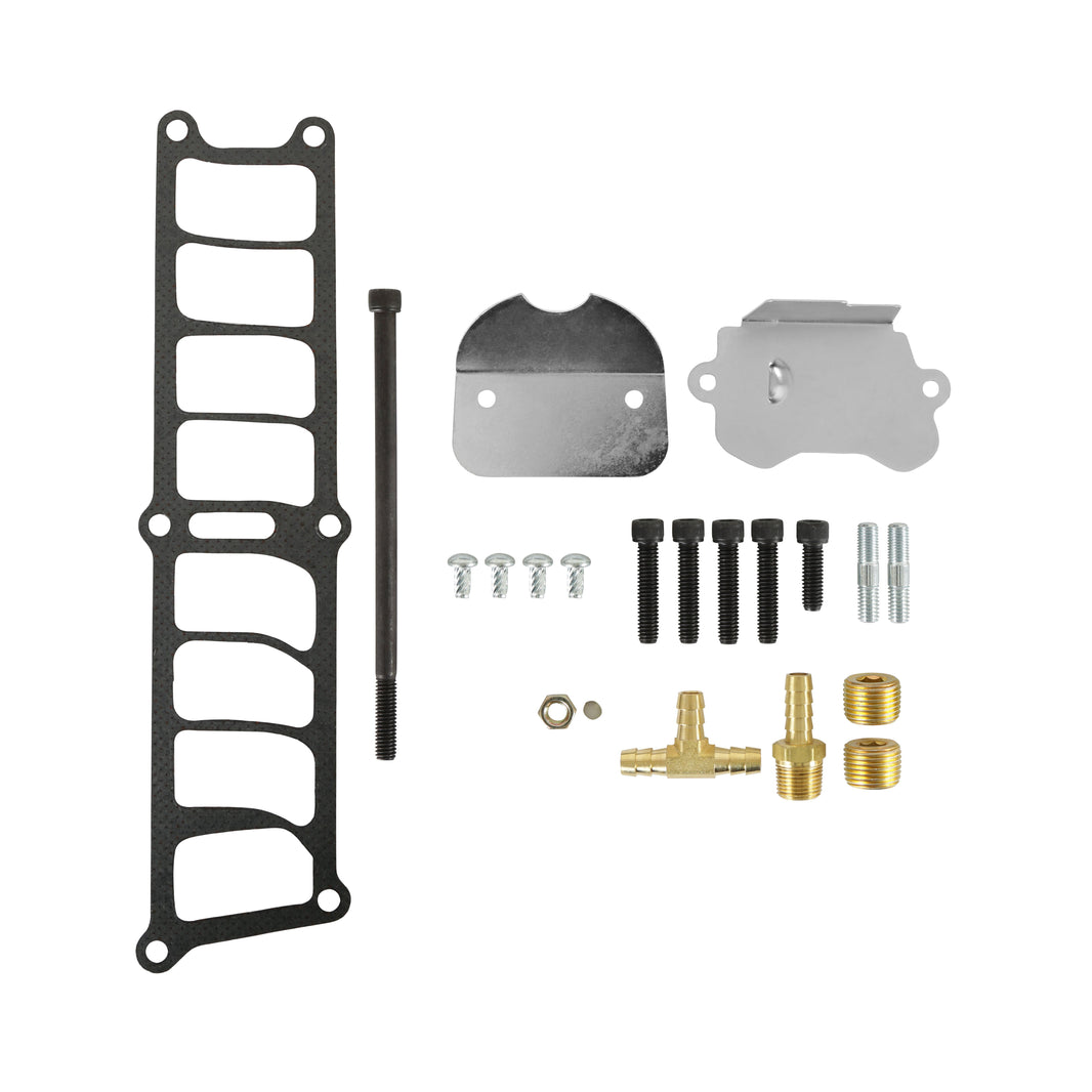 Holley SysteMAX Intake - Ford Small Block V8 - Black Ceramic Coated - Photo - out of package Front