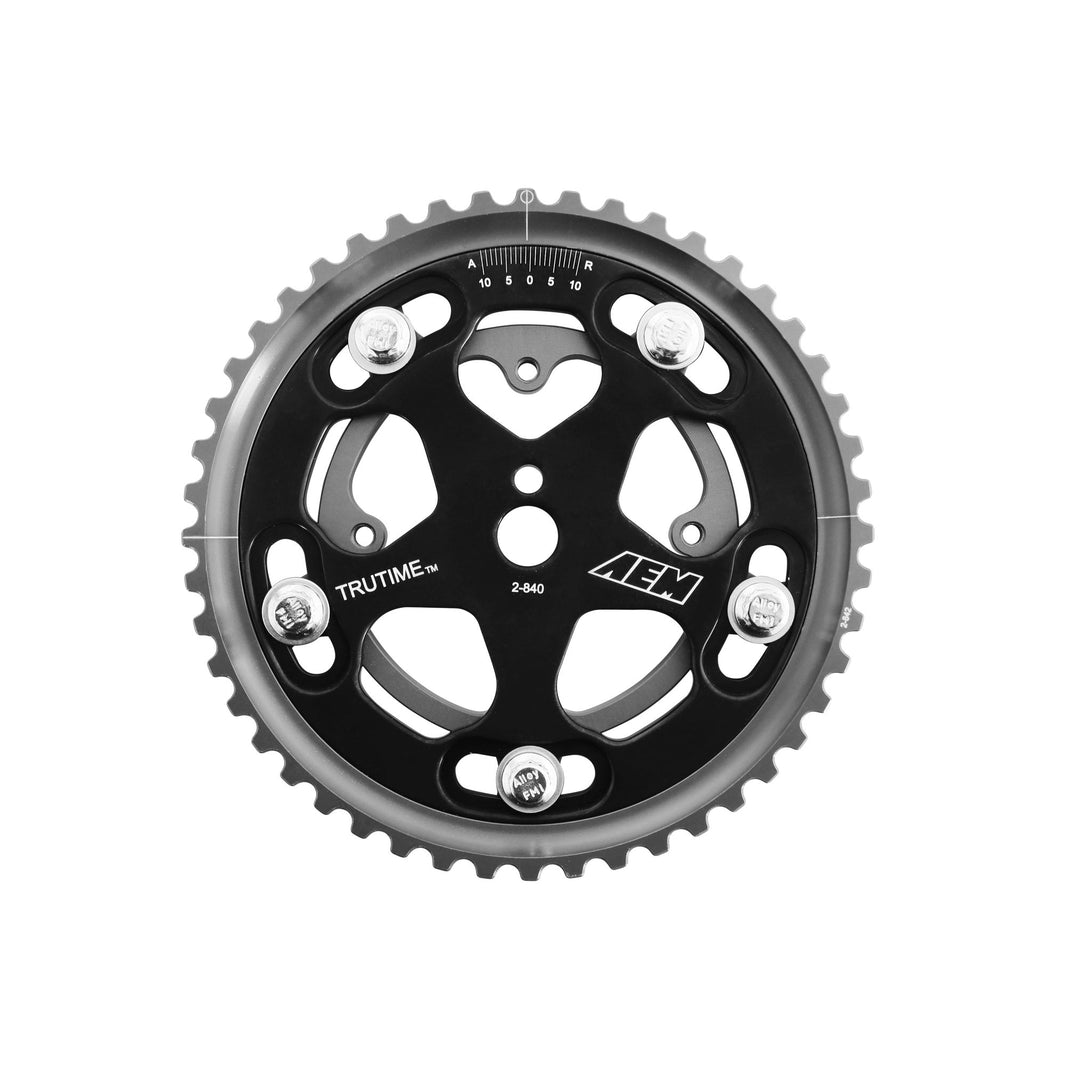 T.G.K. BLK MITSU 4G63 BLACK - AEM Tru-Time Adjustable Cam Gear