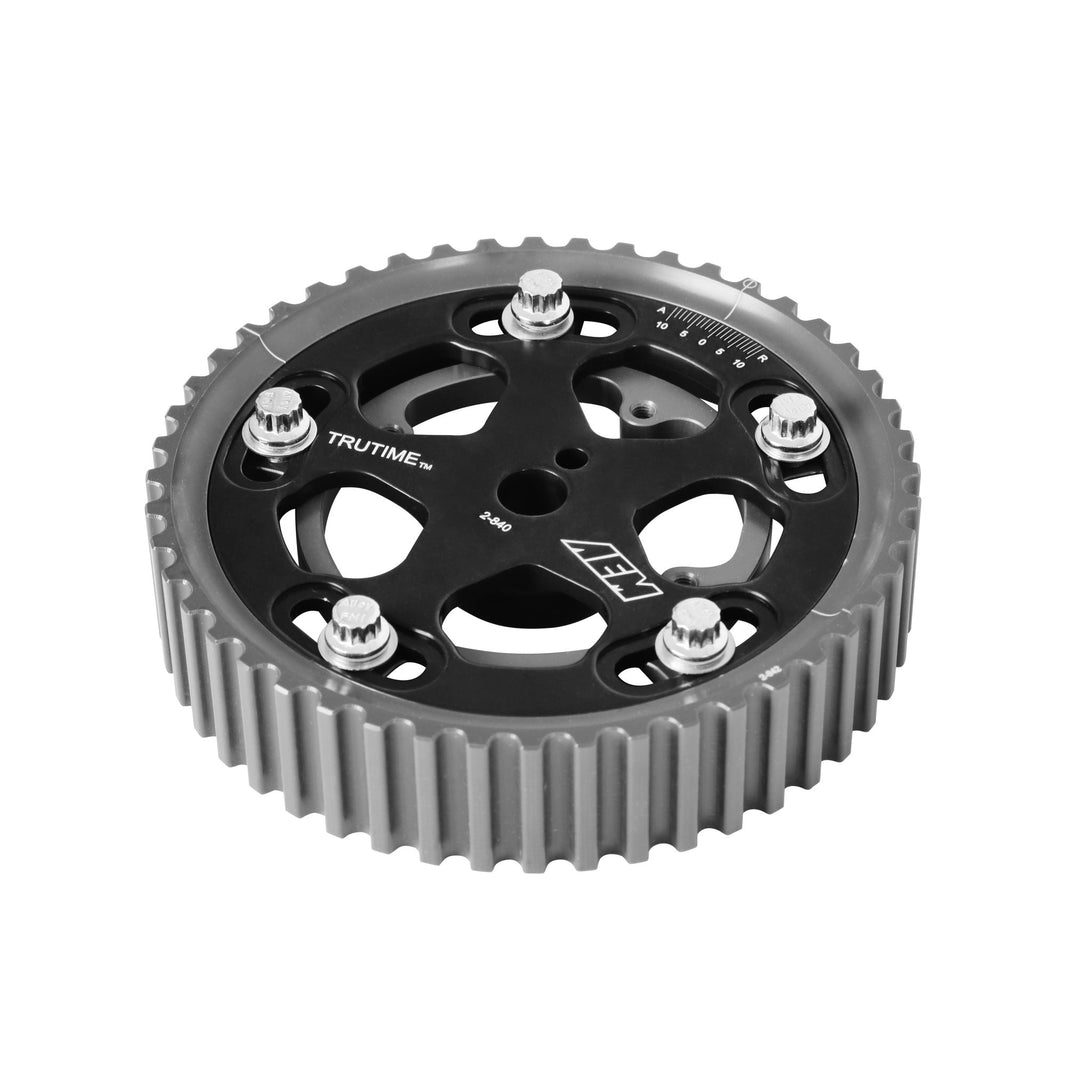 T.G.K. BLK MITSU 4G63 BLACK - AEM Tru-Time Adjustable Cam Gear