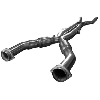 Tube en X catalysé 3" x 2-1/2" (OEM) - Tube en X catalysé en acier inoxydable 3". Cadillac CTS-V 2009-2015. Se connecte à l'OEM.