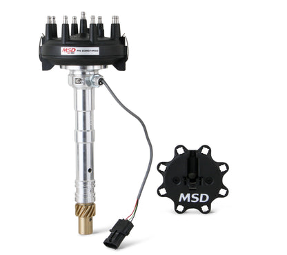 Chevy Crank Trigger Distributor with adjustable Cam Sync Pick-up - Photo - Primary Front