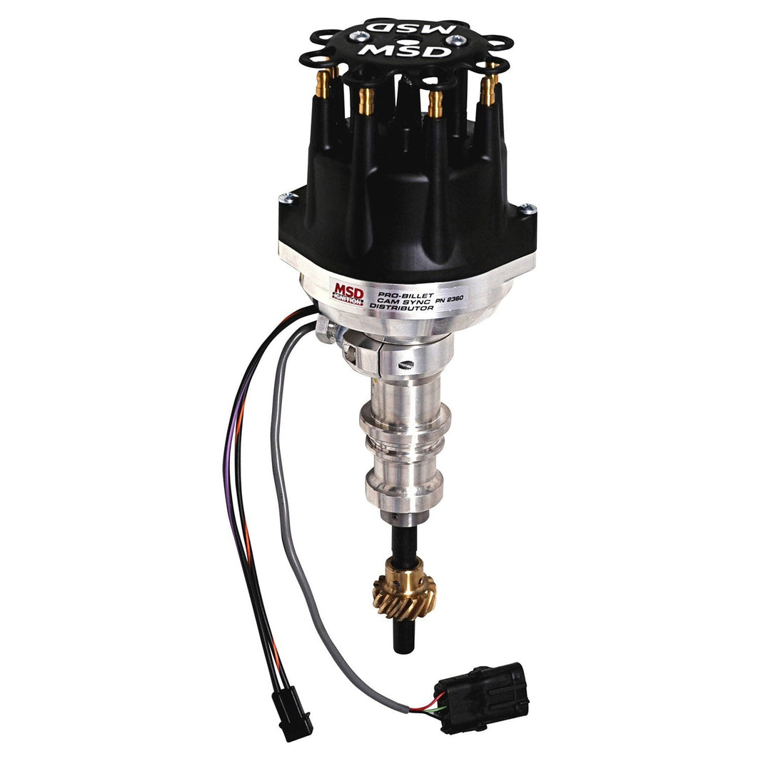Pro-Billet Cam Sync Distributor, Ford 289/302, Bronze gear - Photo - Primary Front