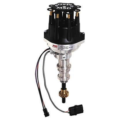 Pro-Billet Cam Sync Distributor, Ford 289/302, Bronze gear - Photo - Primary Front