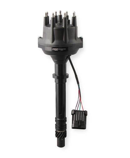 Black Chevy Small / Big Block Dual Sync Distributor - Photo - Primary Front
