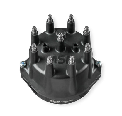 Black Chevy Small / Big Block Dual Sync Distributor - Photo - out of package Left