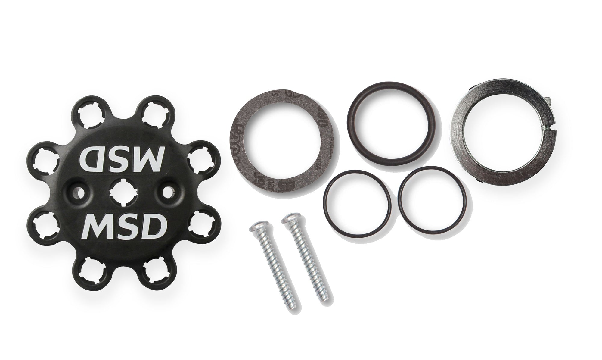 MSD Black, Chevy Tall Deck Dual Sync Distributor - Photo - out of package Back