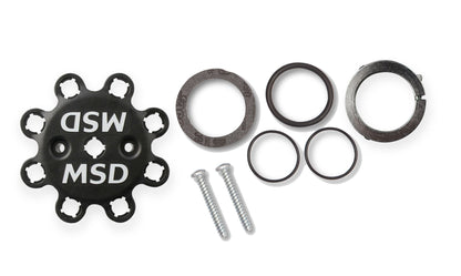 MSD Black, Chevy Tall Deck Dual Sync Distributor - Photo - out of package Back
