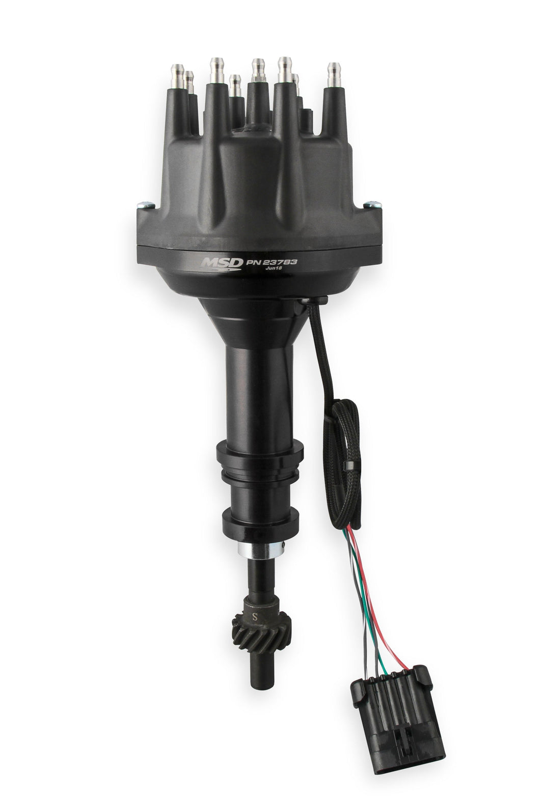 Dist., Black, Dual Sync, Ford 351W - MSD Black, Ford 351W Dual Sync Distributor