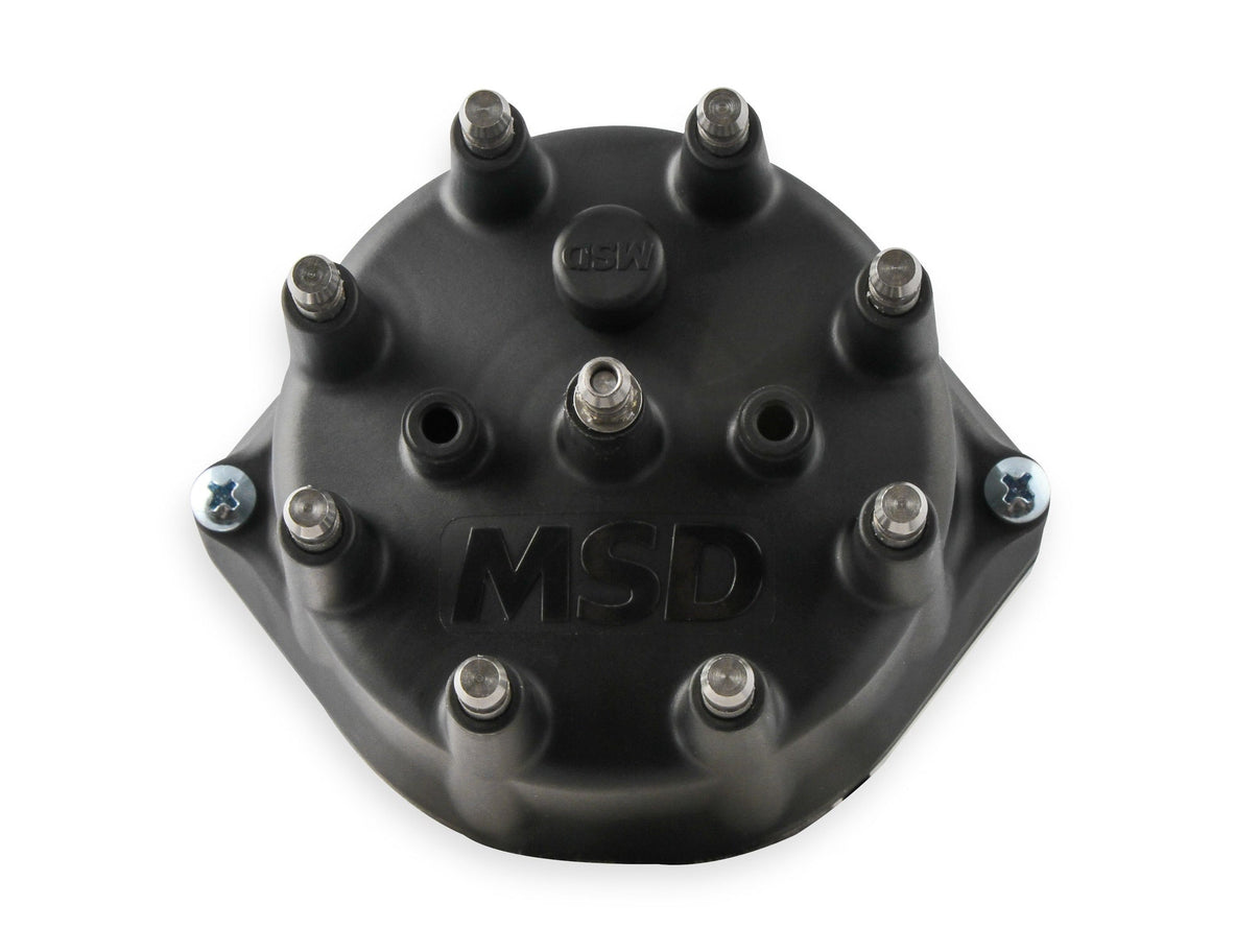 MSD Black, Ford 351W Dual Sync Distributor - Photo - out of package Left