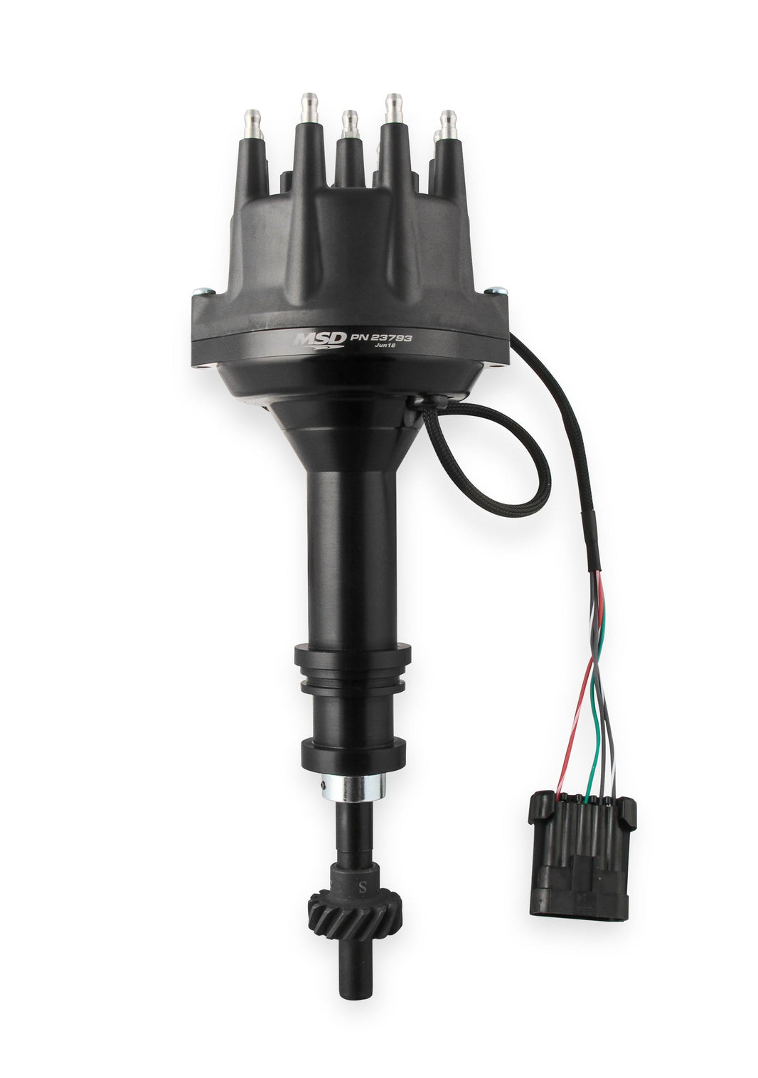 Dist., Black, Dual Sync, Ford 351C - 460 - MSD Black, Ford 351C - 460 Dual Sync Distributor
