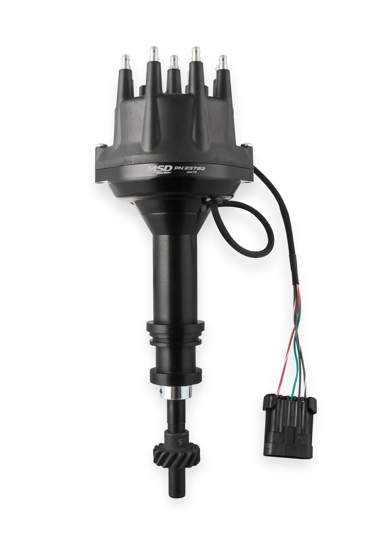 MSD Black, Ford 351C - 460 Dual Sync Distributor - Photo - Primary Front