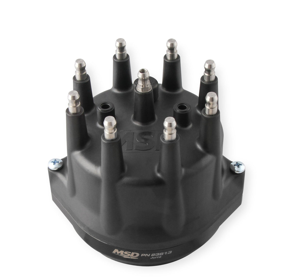 MSD Black, Chrysler 318-360 Dual Sync Distributor - Photo - out of package Left