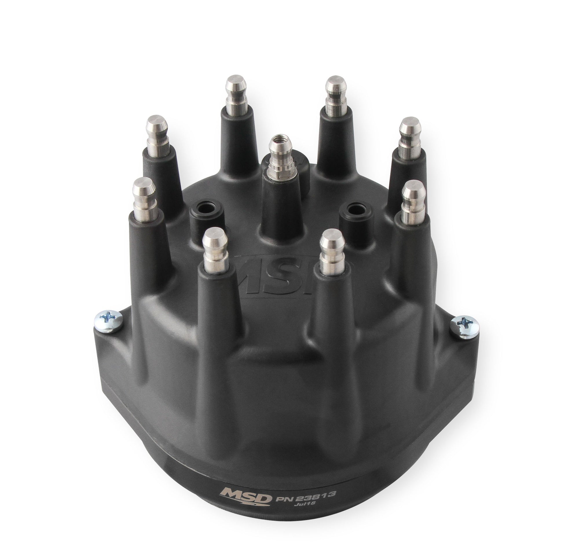 MSD Black, Chrysler 318-360 Dual Sync Distributor - Photo - out of package Left