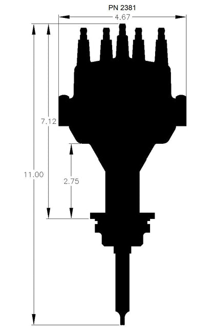Dist., Dual Sync, Chrysler S/B - Chrysler 318-360 Dual Sync Distributor