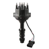 Dist., Black, Dual Sync, Oldsmobile V8 - MSD Black, Oldsmobile V8 Dual Sync Distributor
