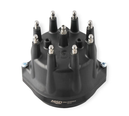 Dist., Black, Dual Sync, Oldsmobile V8 - MSD Black, Oldsmobile V8 Dual Sync Distributor