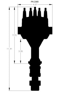 Dist, Dual Sync, Oldsmobile V8 - Oldsmobile V8 Dual Sync Distributor