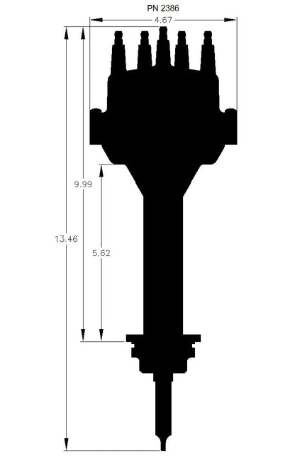 Dist., Dual Sync, Chrysler 383, 400 - Chrysler 383, 400 Dual Snyc Distributor